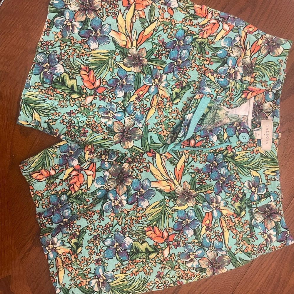 Talbots Tropical Floral Shorts